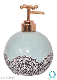  Ceramic Texture Designed Liquid Soap - Sea Green